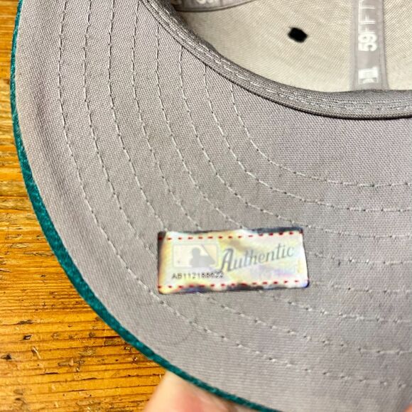 Seattle Mariners New Era Hat Pitchfork Alternate Logo 59Fifty Fitted 7 3/8 MLB - Picture 5 of 8